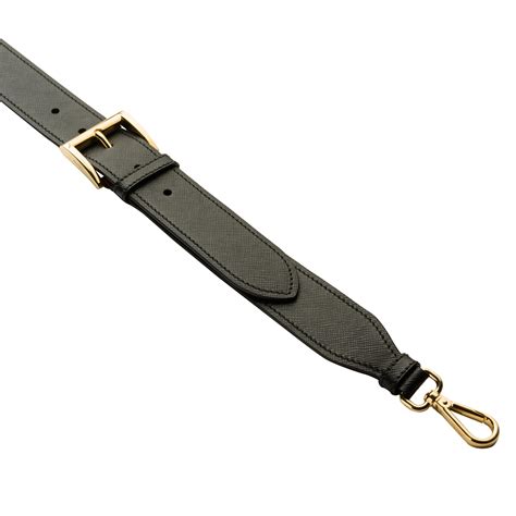 prada saffiano black strap